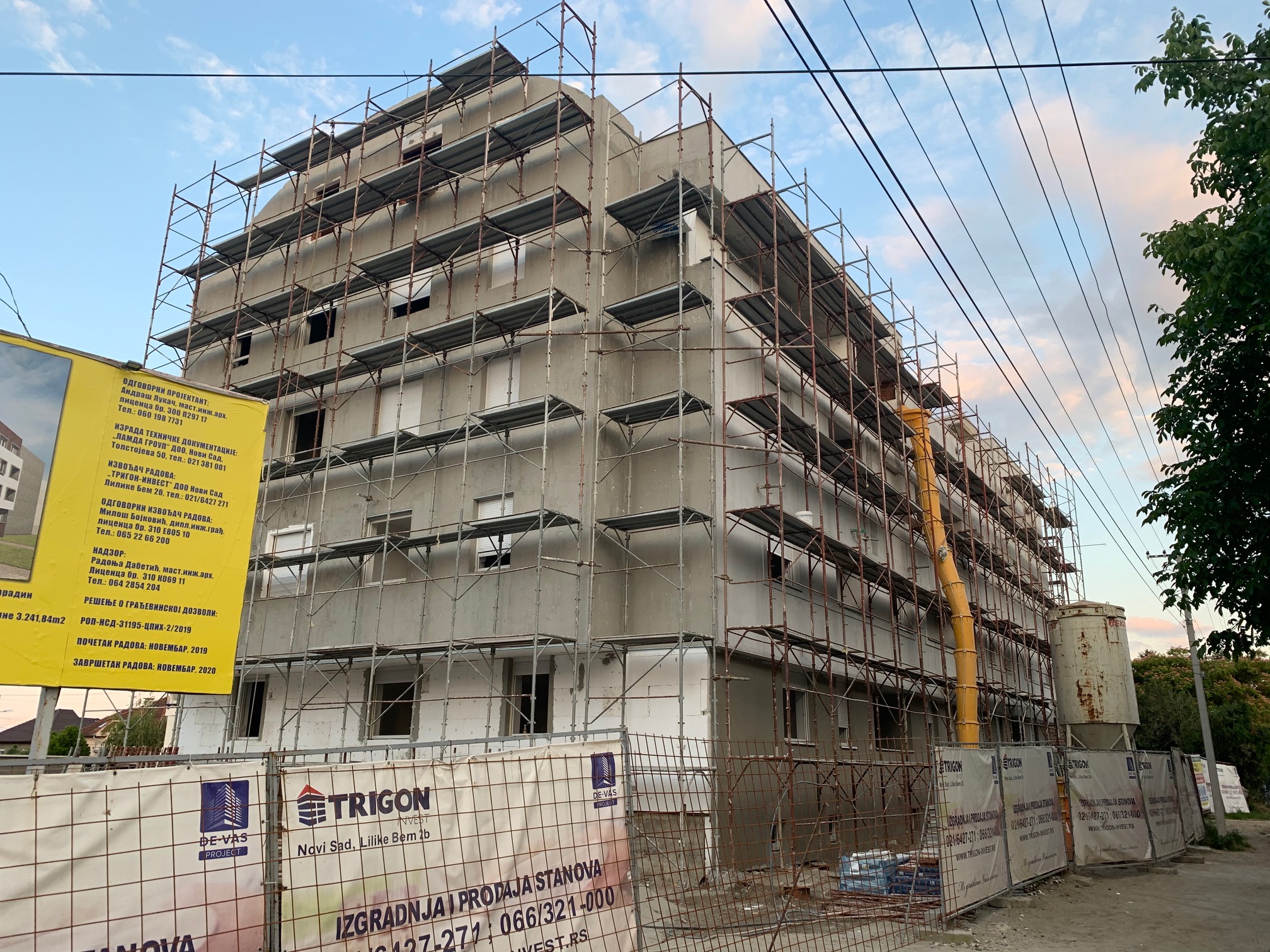 Mostarska 7 – Izveštaj o stanju na gradilištu