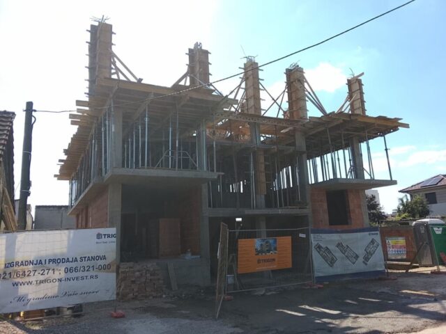 26.06.2026. Betonirani stubovi poslednje etaže